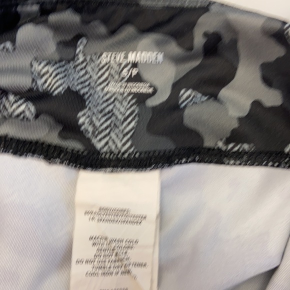 Steve Madden Womens Yoga Workout Pants Tights Workout Pants Small Grey - Picture 8 of 9